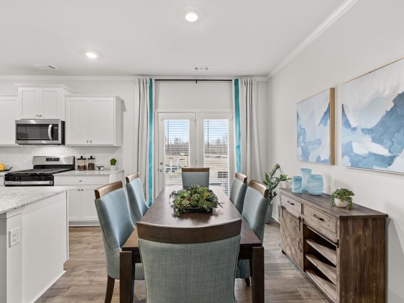 Furnished interior view inside a new home in Greyton Springs Place, Buford (Image 12).