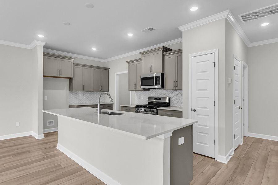 Furnished interior view inside a new home in Pineland Preserve, Summerville (Image 7).