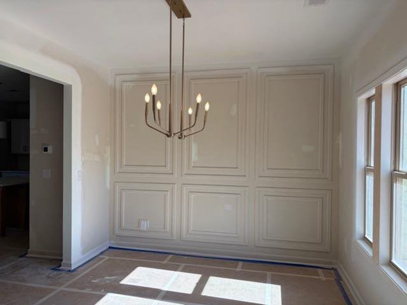 Furnished interior view inside a new home in Blackwelder Bluff, Bowdon (Image 4).