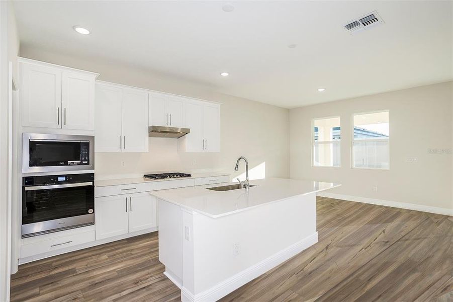 Furnished interior view inside a new home in Pasadena Woods, Dade City (Image 7). Furnished interior view inside a new home in Pasadena Woods, Dade City (Image 7).