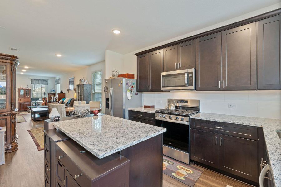 Furnished interior view inside a new home in The Pines At Seven Coves, Willis (Image 10). Furnished interior view inside a new home in The Pines At Seven Coves, Willis (Image 10).