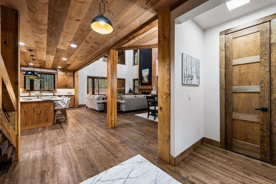 Furnished interior view inside a new home in , McCaysville (Image 6).