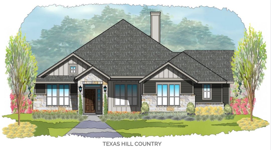 Representative rendering of the exterior for the Chisholm SL by Steve Klein Custom Builder (Image 3).