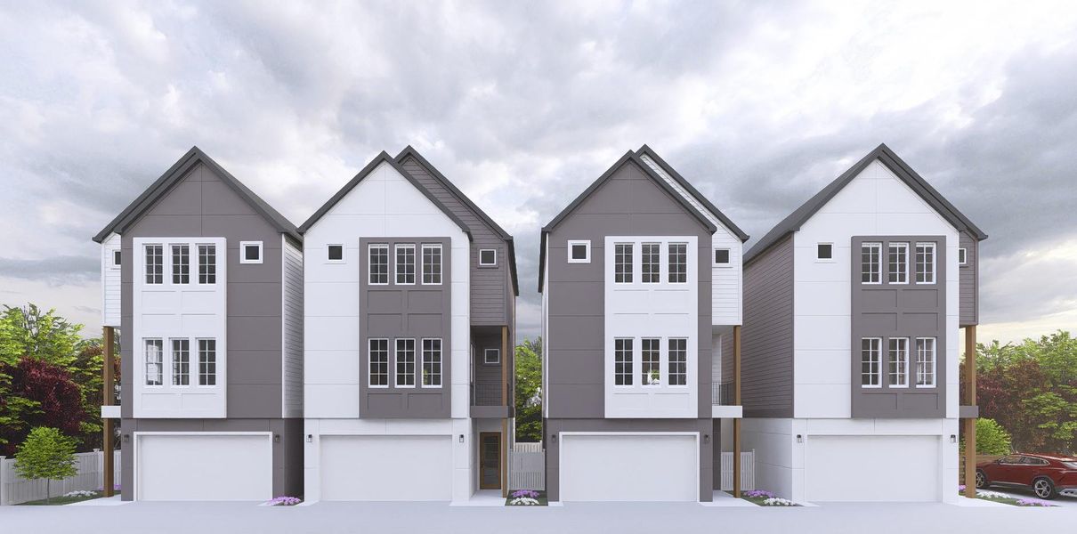 Front exterior of a new home in , Houston, TX, highlighting curb appeal (Image 16). Front exterior of a new home in , Houston, TX, highlighting curb appeal (Image 16).