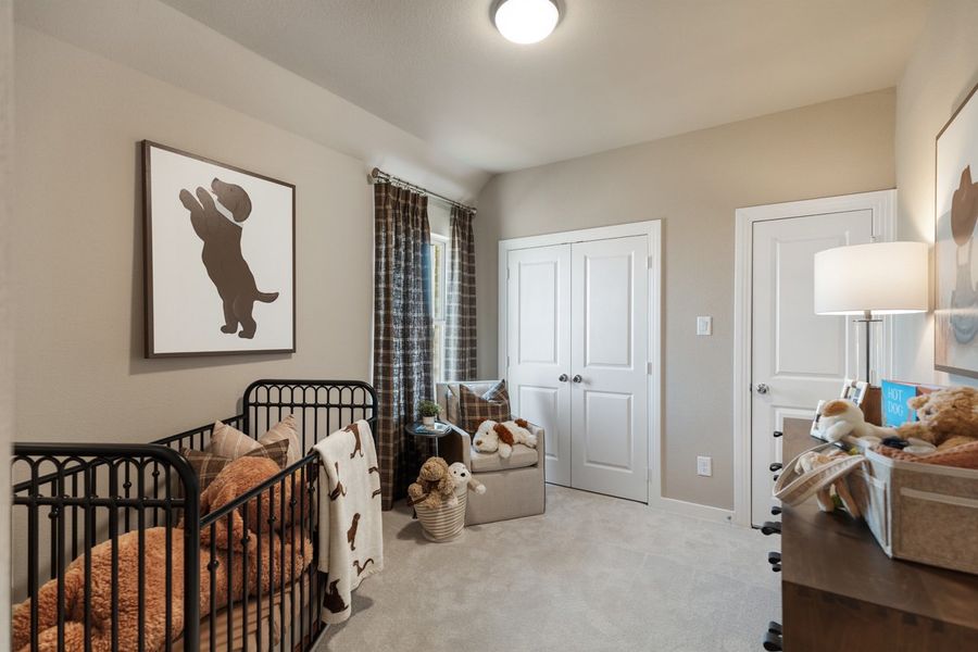 Representative Secondary Bedroom - some options shown