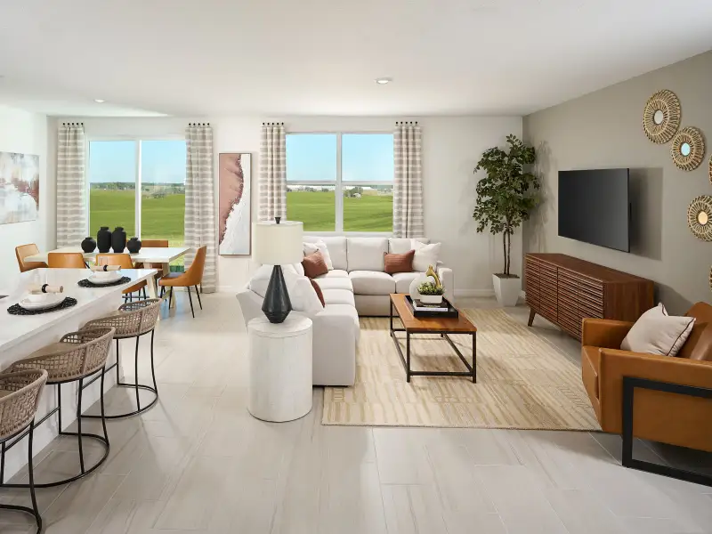 Furnished interior view inside a new home in Benton Hills - Classic Series, Brooksville (Image 3).