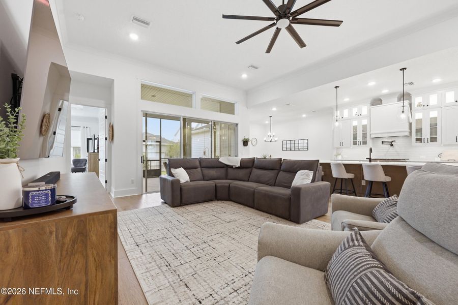 Furnished interior view inside a new home in Seven Pines 70' Rear Entry, Jacksonville (Image 9).