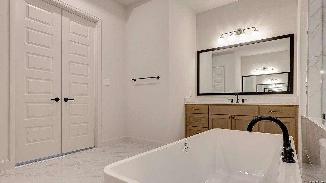 Furnished interior view inside a new home in Esperanza, Boerne (Image 13).