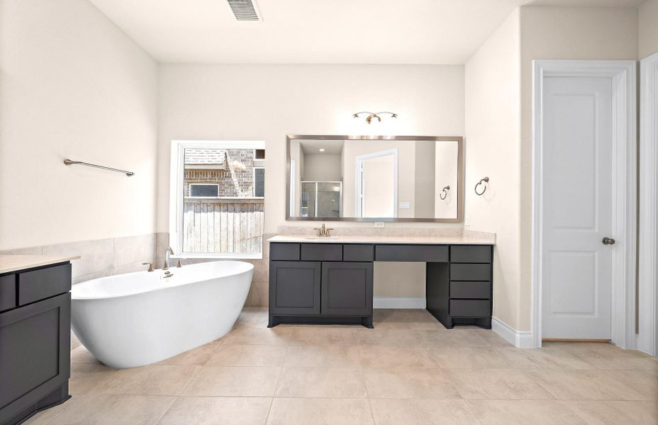 Furnished interior view inside a new home in Bridgeland 60′, Cypress (Image 6). Furnished interior view inside a new home in Bridgeland 60′, Cypress (Image 6).