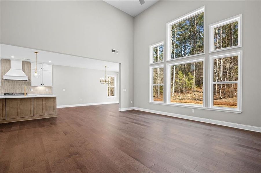 Spacious, unfurnished interior of a new home in Governor’s Preserve, Canton (Image 26).