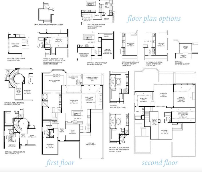 2D floor plan layout for the McKenzie 3437 by J. Patrick Homes in Colton, Montgomery, TX (Image 2). 2D floor plan layout for the McKenzie 3437 by J. Patrick Homes in Colton, Montgomery, TX (Image 2).
