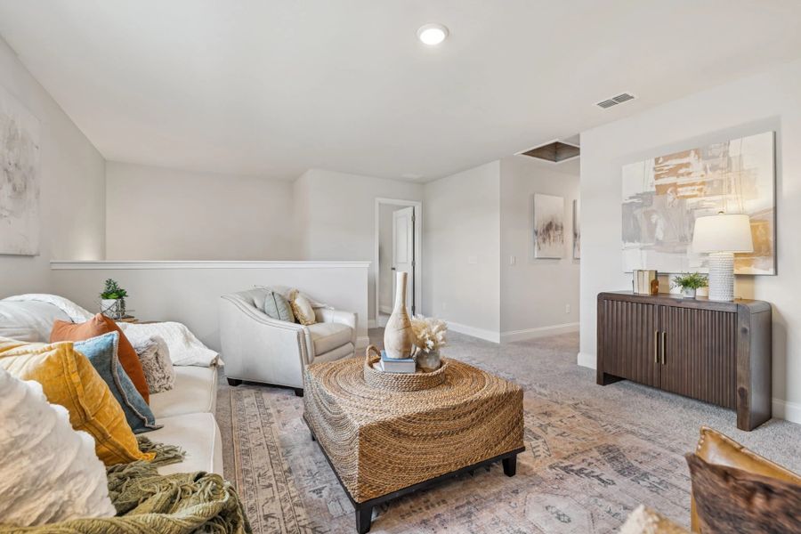Representative furnished interior of a home built from the Bartlett by Ashton Woods in Cades Bluff, Lebanon (Image 18).