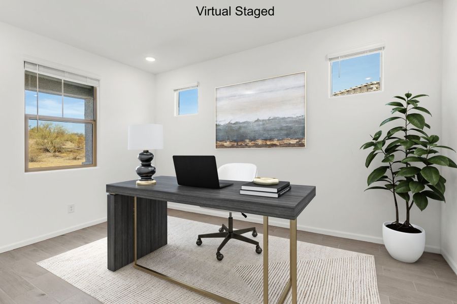 Furnished interior view inside a new home in Silverbell Ridge, Marana (Image 9).