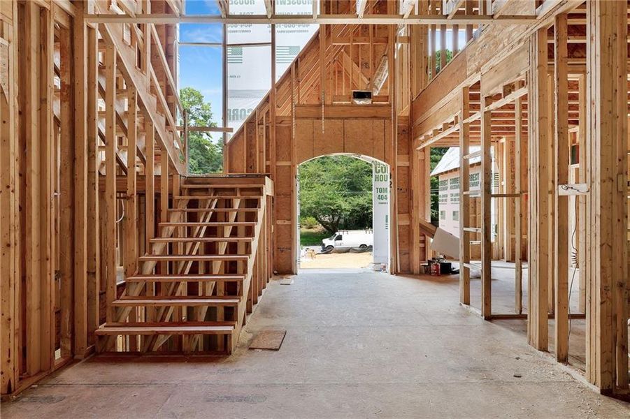 In-progress construction of a new home in , Atlanta, GA (Image 8).