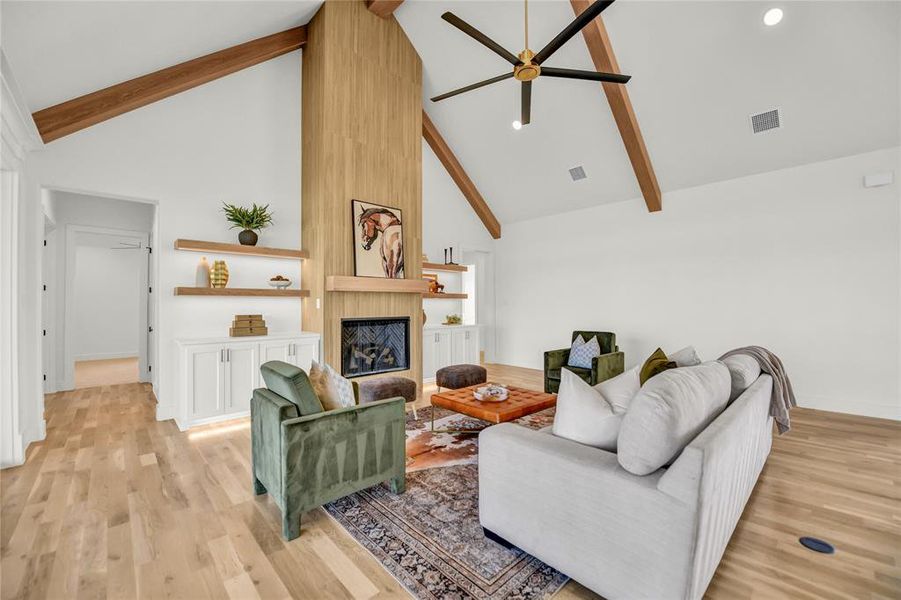 Furnished interior view inside a new home in , Aledo (Image 28).