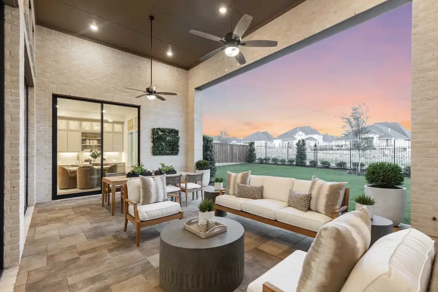 Representative Patio - some options shown