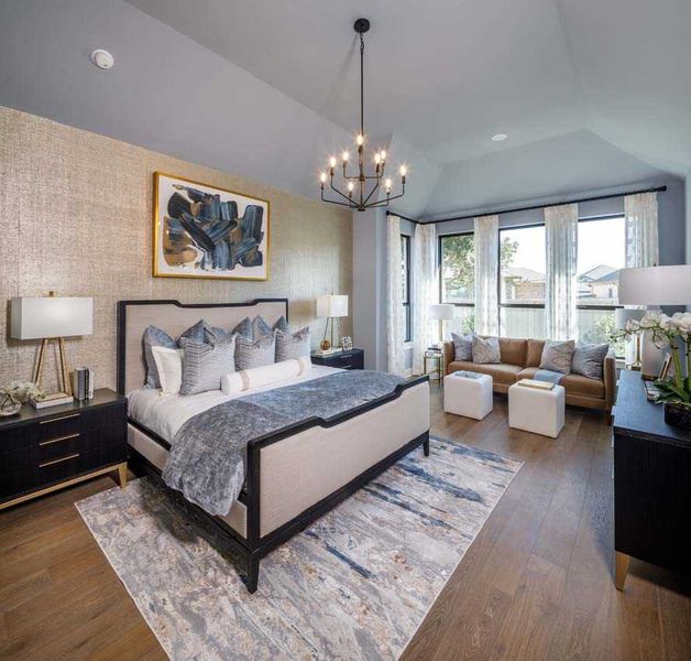 Representative furnished interior of a home built from the 222G by Highland Homes in Quail Hollow, Rockwall (Image 22).