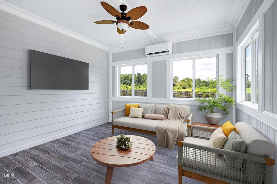 Staged - sunroom Staged - sunroom