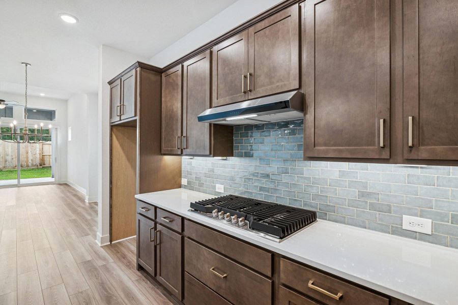 Furnished interior view inside a new home in The Highlands 40', Porter (Image 7). Furnished interior view inside a new home in The Highlands 40', Porter (Image 7).