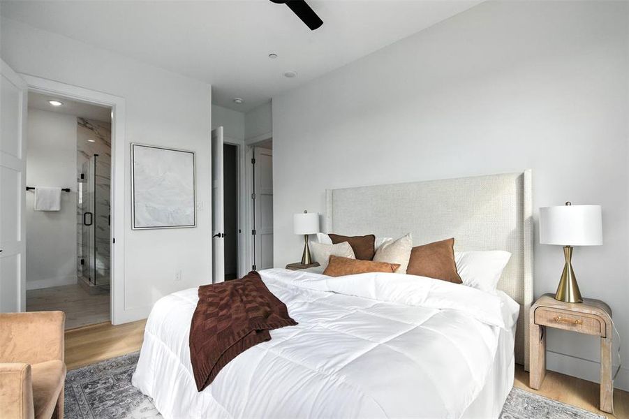 Furnished interior view inside a new home in , Dallas (Image 13).