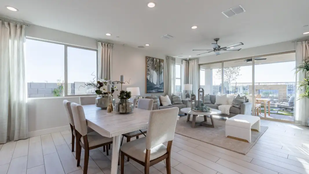 Furnished interior view inside a new home in The Villas at Mystic, Peoria (Image 11). Furnished interior view inside a new home in The Villas at Mystic, Peoria (Image 11).