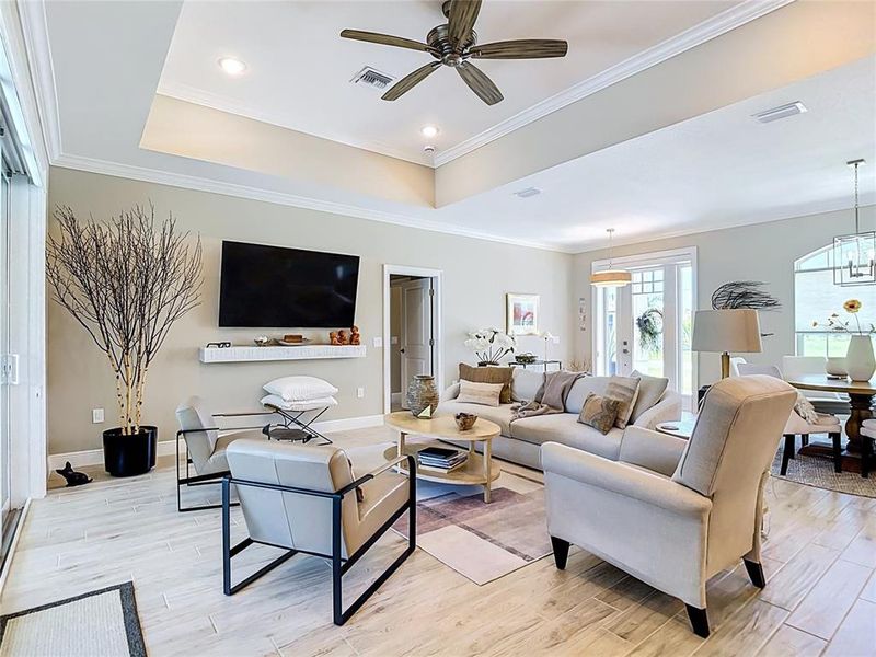 Furnished interior view inside a new home in , Punta Gorda (Image 19).