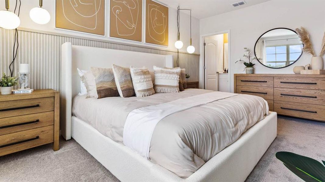 Furnished interior view inside a new home in , Davenport (Image 9).