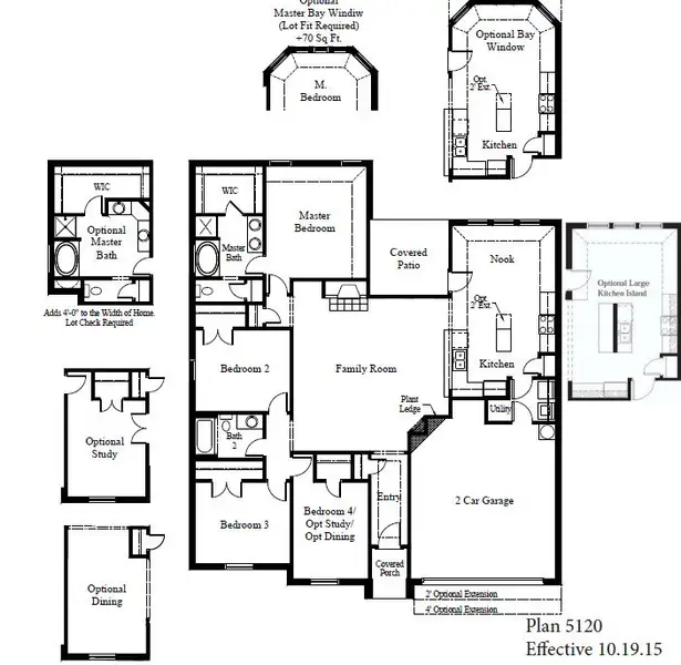 2D floor plan layout of this home in Horizons at Bankston Estates, Alvarado, TX (Image 2). 2D floor plan layout of this home in Horizons at Bankston Estates, Alvarado, TX (Image 2).