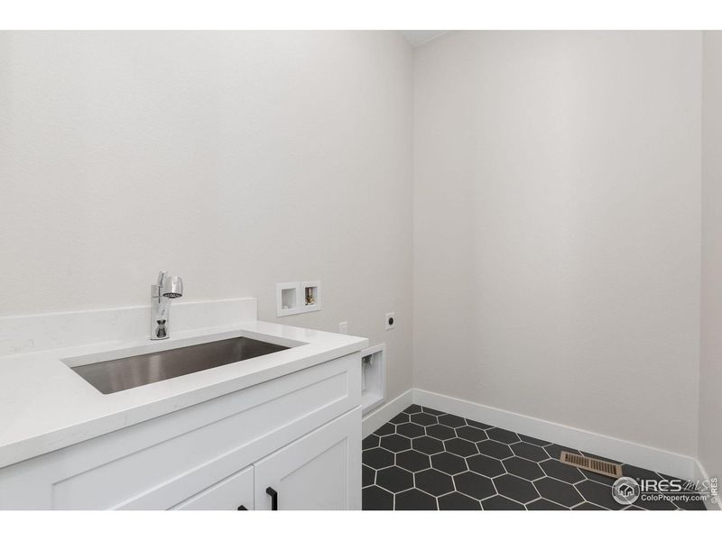 Close-up of interior finishes inside a home in Kitchel Lake at Serratoga Falls, Timnath (Image 12).