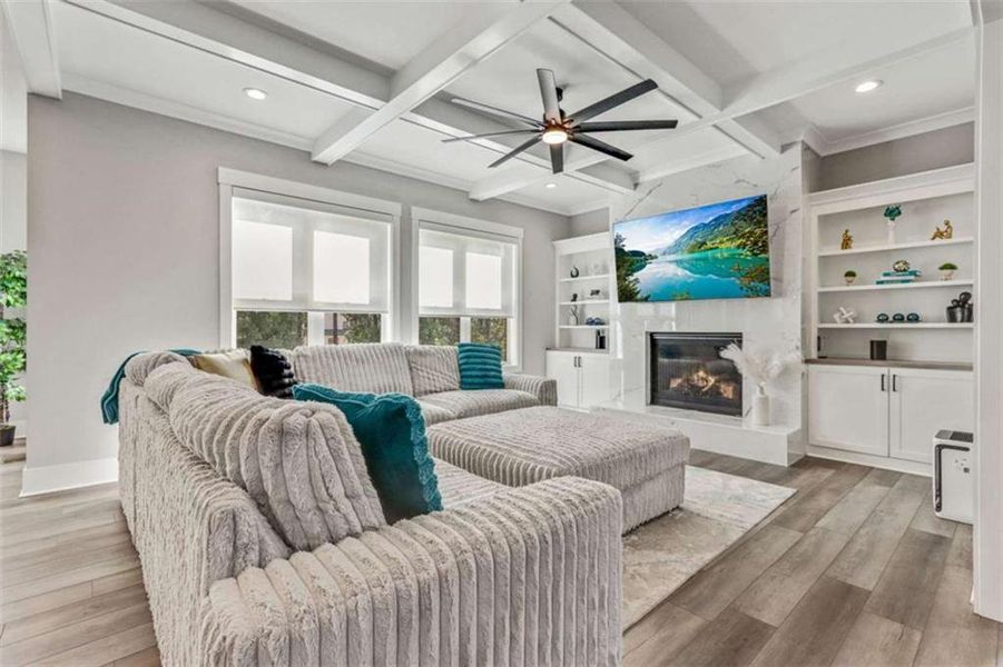 Furnished interior view inside a new home in , Powder Springs (Image 19). Furnished interior view inside a new home in , Powder Springs (Image 19).