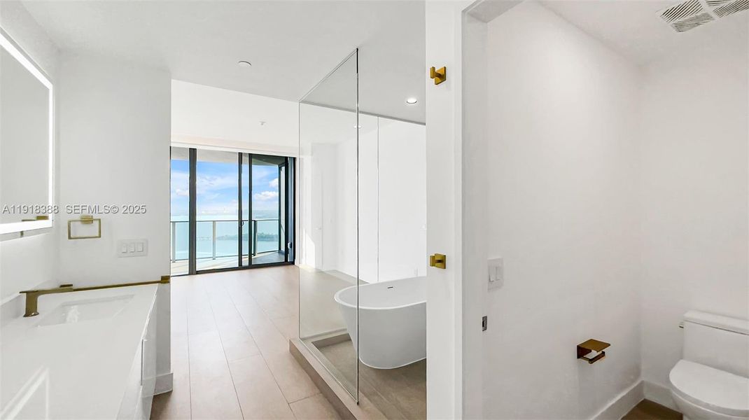 Furnished interior view inside a new home in Aria Reserve, Miami (Image 8).