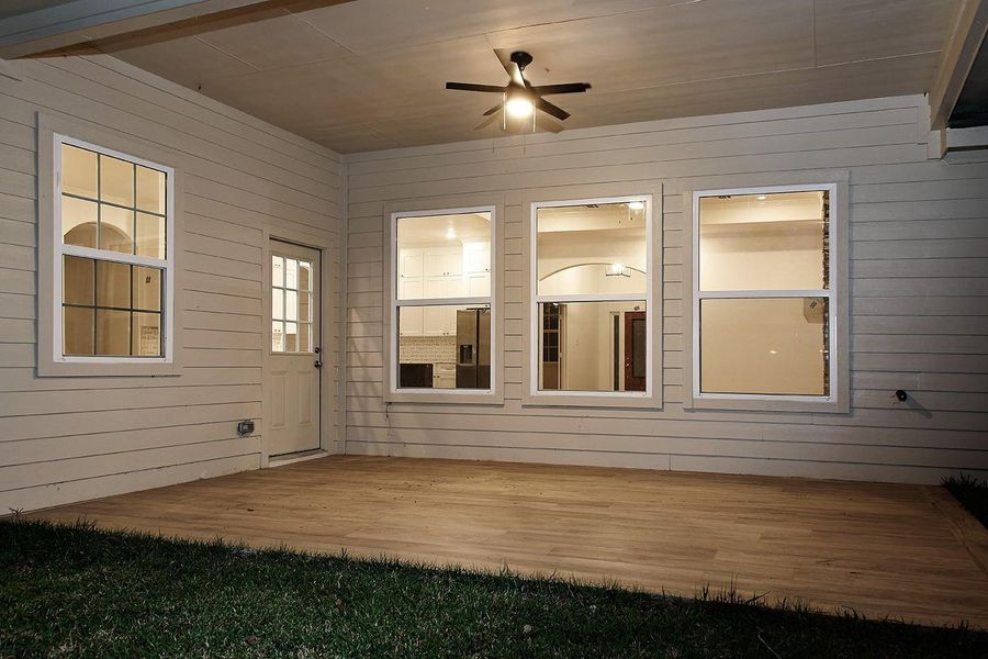 Exterior details and patio area of a home in , Magnolia (Image 19).
