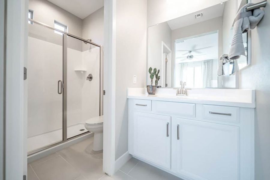 Representative furnished interior of a home built from the CC-RM1 by Taylor Morrison in Parkside, Phoenix (Image 17).