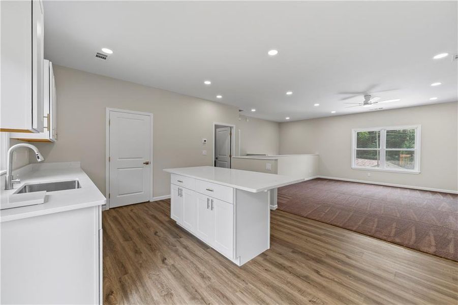 Furnished interior view inside a new home in , Flowery Branch (Image 10).