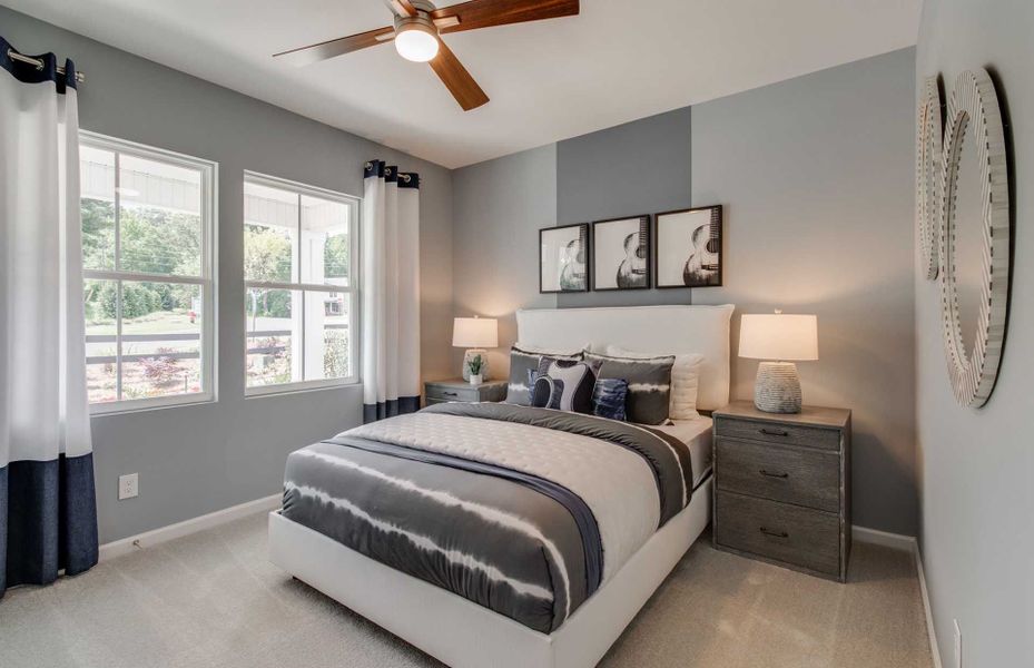 Additional bedrooms offers space for a growing hou