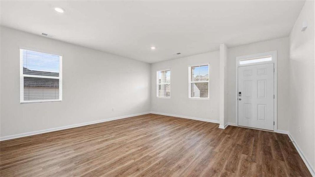 Spacious, unfurnished interior of a new home in Bridle Creek, Locust Grove (Image 15). Spacious, unfurnished interior of a new home in Bridle Creek, Locust Grove (Image 15).