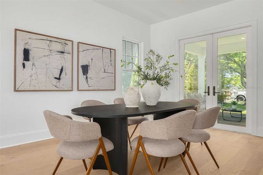 Furnished interior view inside a new home in , St. Petersburg (Image 16).