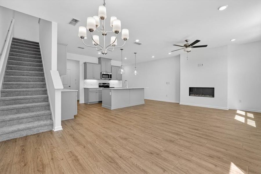 Spacious, unfurnished interior of a new home in Weatherfield, Buford (Image 23).