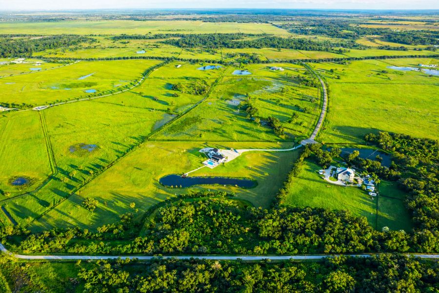 Golden hour over rural landscapes