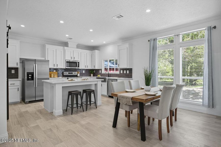 Furnished interior view inside a new home in , Macclenny (Image 26).