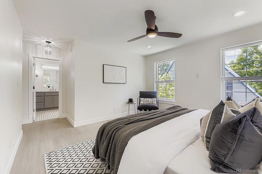 Furnished interior view inside a new home in , Denver (Image 13).