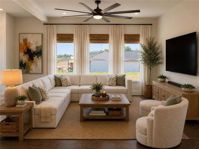 Furnished interior view inside a new home in , Gainesville (Image 7). Furnished interior view inside a new home in , Gainesville (Image 7).