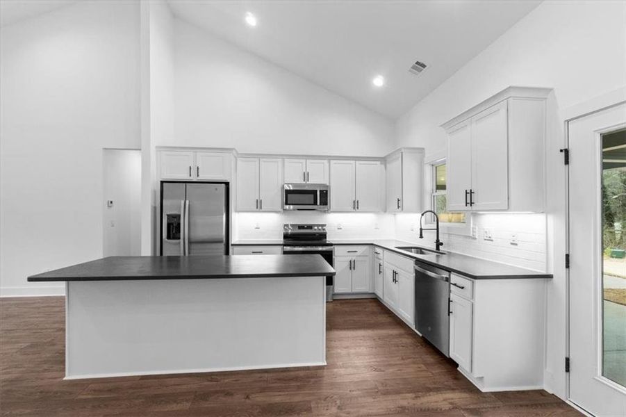 Furnished interior view inside a new home in , Monroe (Image 8).