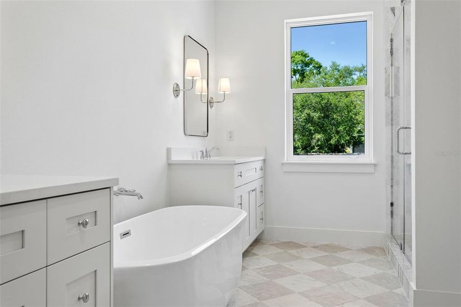 Furnished interior view inside a new home in , Tampa (Image 10).