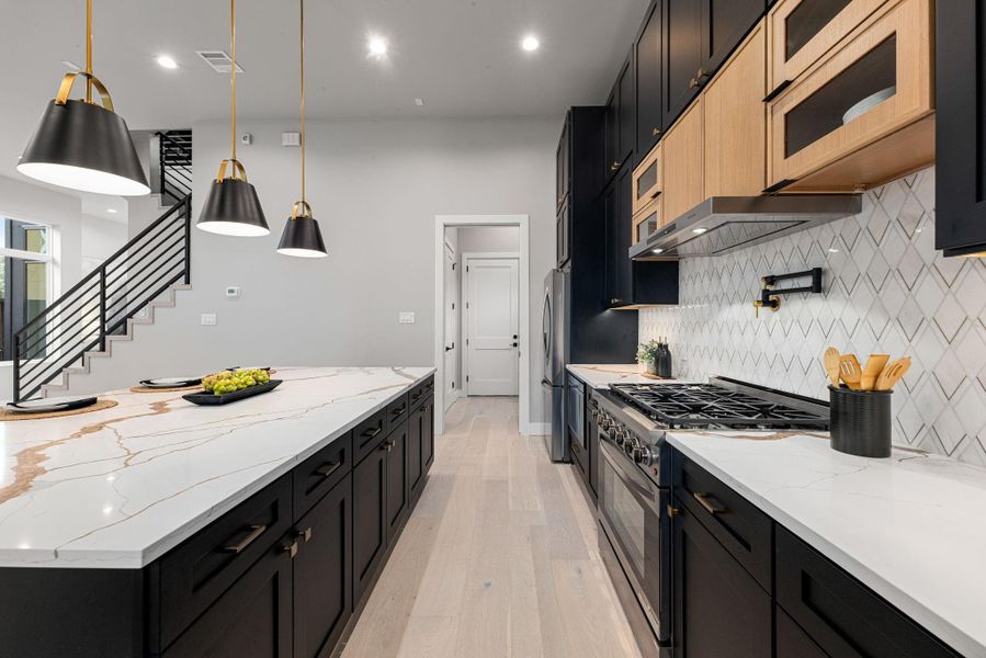 Furnished interior view inside a new home in , Houston (Image 9).