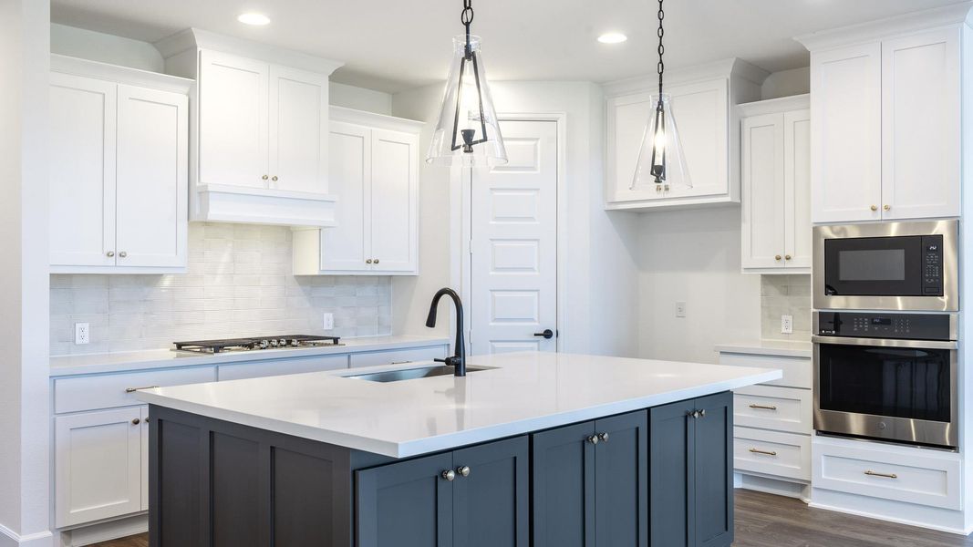 Furnished interior view inside a new home in Santa Rita Ranch 50', Liberty Hill (Image 5). Furnished interior view inside a new home in Santa Rita Ranch 50', Liberty Hill (Image 5).