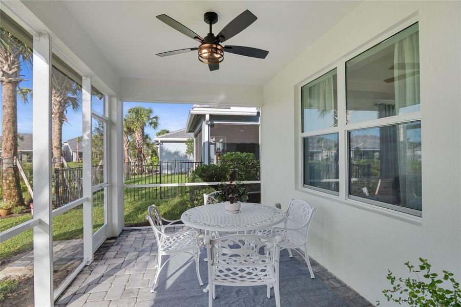 Exterior details and patio area of a home in , Vero Beach (Image 1). Exterior details and patio area of a home in , Vero Beach (Image 1).