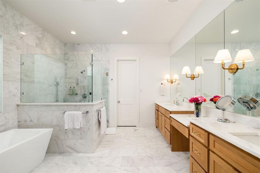 Furnished interior view inside a new home in , Dallas (Image 7).