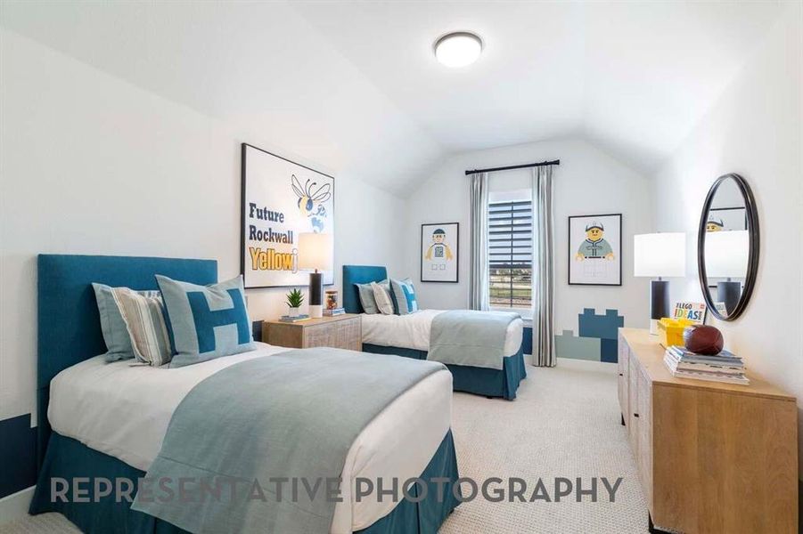 Furnished interior view inside a new home in Quail Hollow, Rockwall (Image 5).