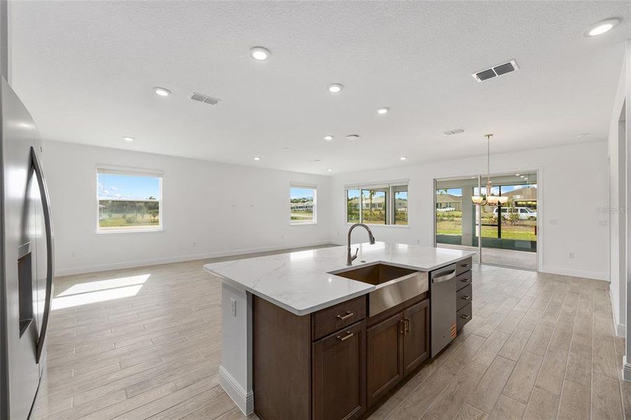 Furnished interior view inside a new home in , Ocala (Image 8).